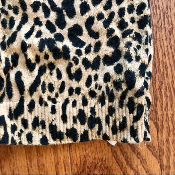 Baby Gap Leopard Print Tan Black Cardigan Toddler Girl’s Size 4 - Picture 3 of 7